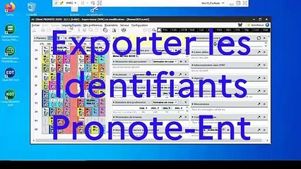 Importer les données de Pronote et d'EDT dans l'ENT