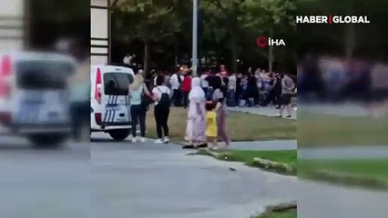 Sahilde yaşanan kavga korku saçtı