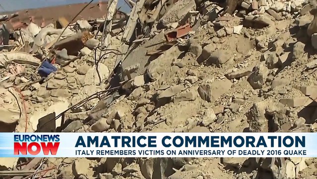 Amatrice earthquake: Italian PM Draghi pays tributes to victims on fifth anniversary