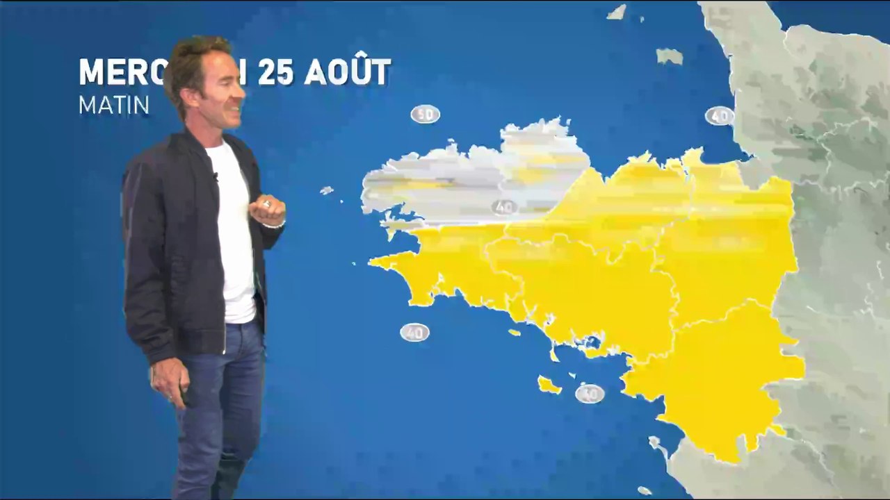 Bulletin météo pour le mercredi 25 août 2021