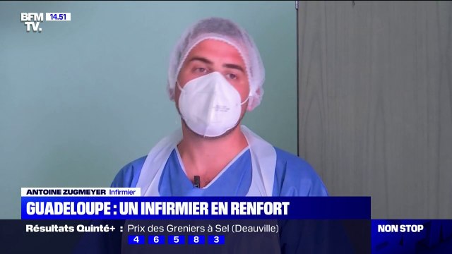 En Guadeloupe, un infirmier nantais prête main forte aux soignants