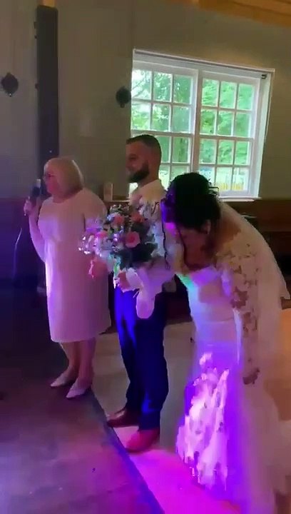 Watch emotional moment Leeds groom reunited with hero who saved him from drowning as child