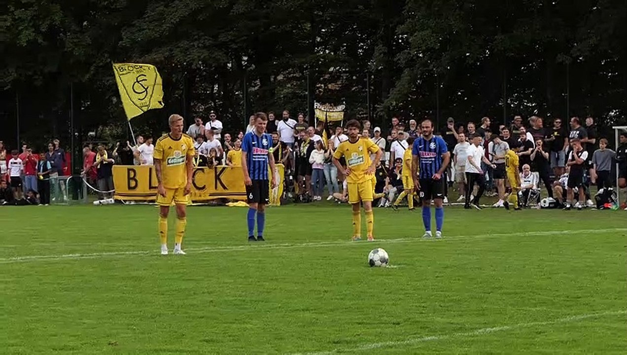 Das 3:0 für den 1. SC Göttingen 05 beim SC Hainberg durch Yannick Broscheit