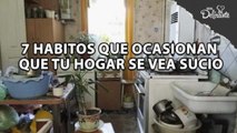 7 hábitos que ocasionan que tu hogar se vea sucio.| Cocina Delirante