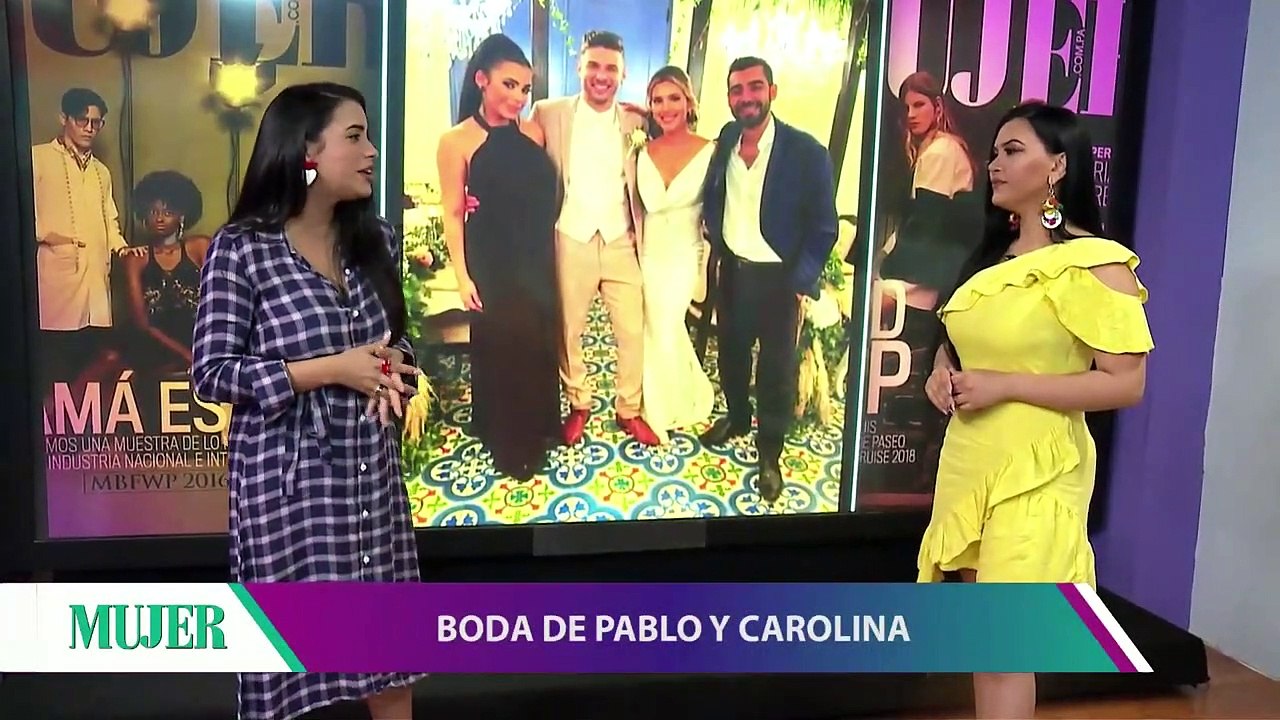 ¡Caro y Pablo ya se casaron! | Mujer - Nex Panamá