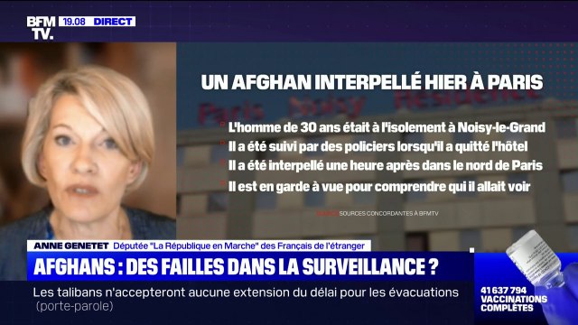 Surveillance de cinq réfugiés afghans: pour Anne Genetet, les précautions sont parfaitement mises en œuvre