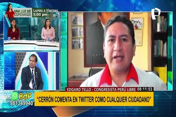 Edgar Tello: "El que gana las elecciones tiene el derecho de poner al equipo que cree conveniente"