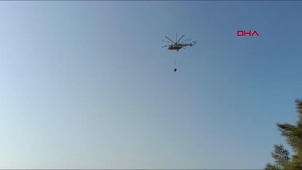 Son dakika: MUĞLA SEYDİKEMER'DE ORMAN YANGININDA HAVADAN MÜDAHALE SÜRÜYOR -2
