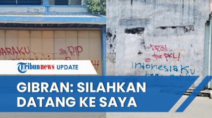Muncul Coretan Vandalisme Sindir Pemerintah di Solo, Gibran Rakabuming: Silahkan Datang ke Saya
