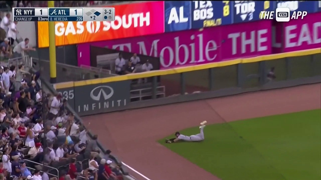 Stanton knocks in three as Yanks keep rolling and beat Braves, 5-1