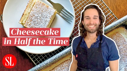 Tips From The Test Kitchen: Cheesecake in Half the Time