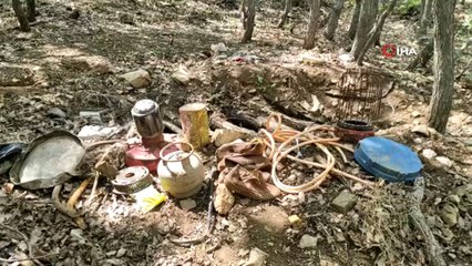 Tunceli’de teröristlerin inleri imha edildi