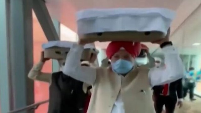 Watch: Hardeep Singh Puri carries Guru Granth Sahib brought from Afghanistan