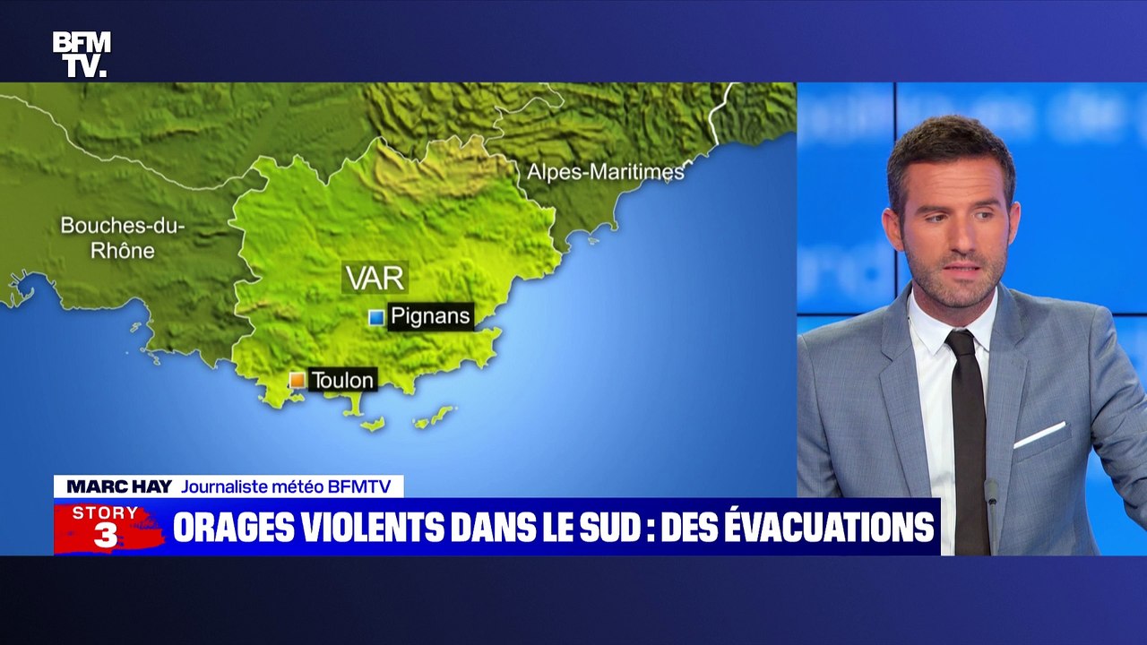 Story 7 : Évacuations dans le Sud suite à de violents orages - 24/08