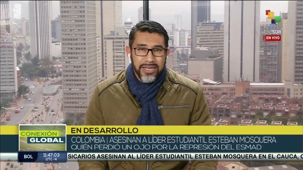 Líder estudiantil colombiano es asesinado en el Cauca