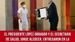 El presidente López Obrador y el secretario de Salud, Jorge Alcocer, entregaron en la 'mañanera' la condecoración Miguel Hidalgo a personal del sector salud por su labor durante la pandemia por el COVID-19