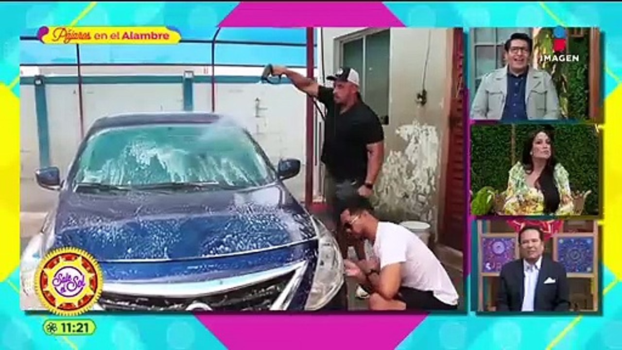 Juan Rivera lavó autos para ayudar a joven con inflamación cerebral