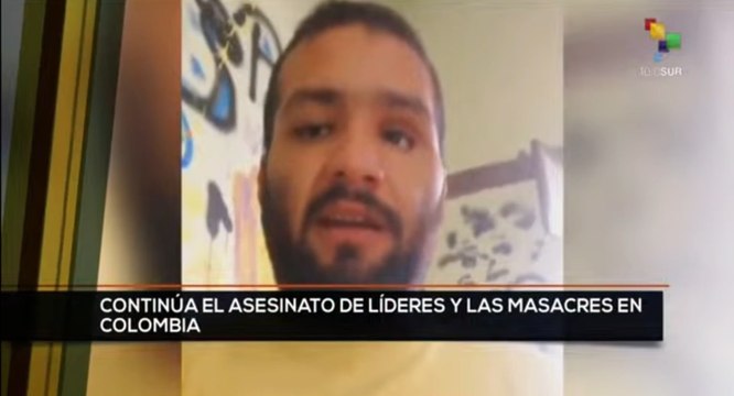 teleSUR Noticias 15:30 24-08: Continúan asesinatos a líderes y masacres en Colombia
