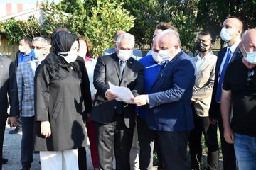 TBMM Başkanı Şentop'un katılımıyla Tekirdağ'dan Kastamonu'ya selzedeler için 3 tır yardım malzemesi gönderildi