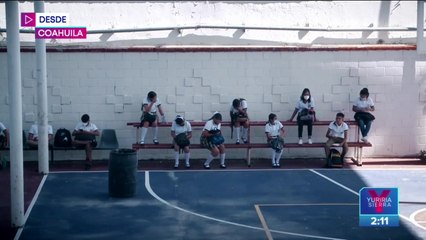 Así se vive el segundo día de clases presenciales en Coahuila