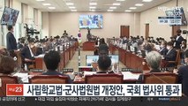 사립학교법·군사법원법 개정안, 국회 법사위 통과