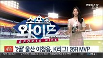 '2골' 울산 이청용, K리그1 26R MVP