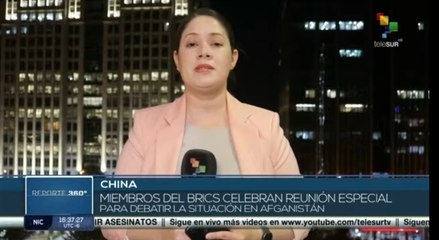 Download Video: China: Miembros del BRICS se reúnen para debatir la situación de Afganistán