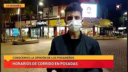 Horarios de corrido en Posadas