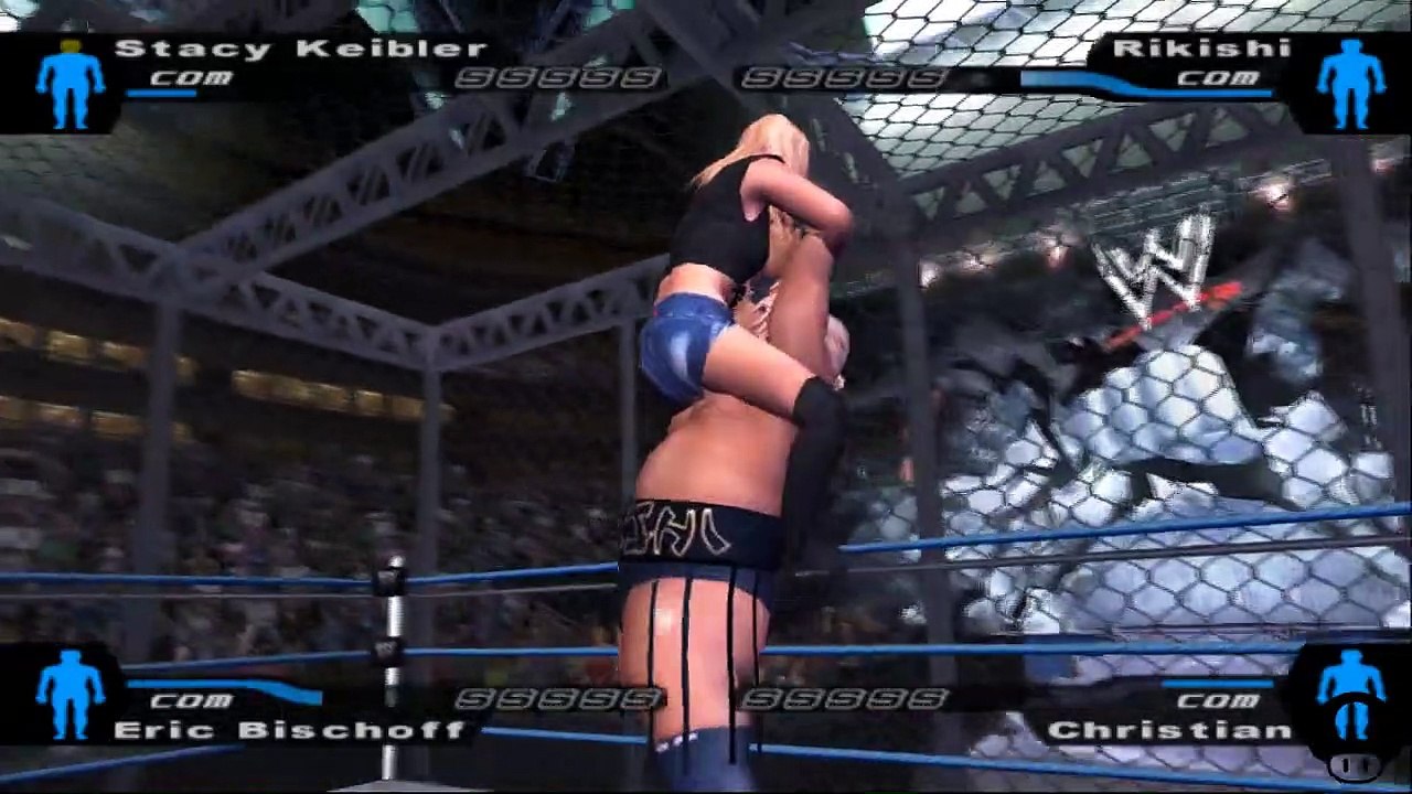 Here Comes the Pain Stacy Keibler vs Rikishi vs Eric Bischoff vs Christian