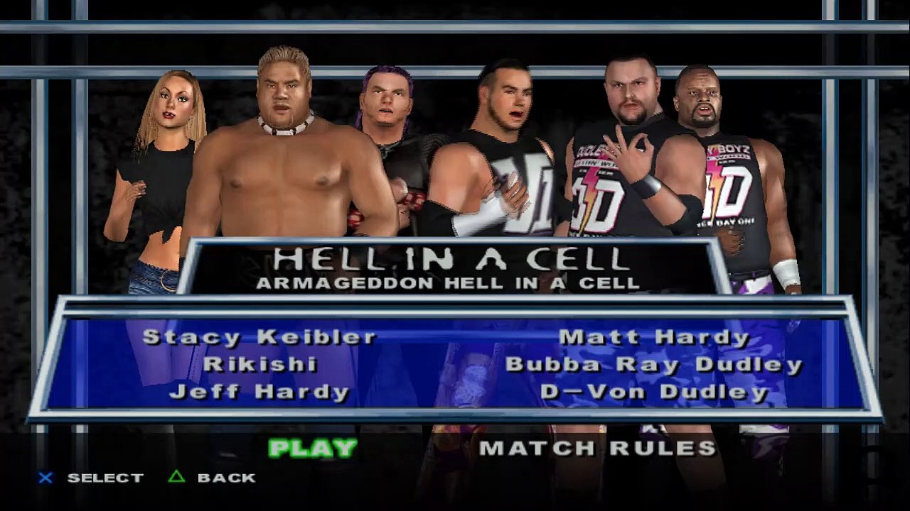 Here Comes the Pain Stacy Keibler vs Rikishi vs Jeff Hardy vs Matt Hardy vs Bubba Ray vs D-Von