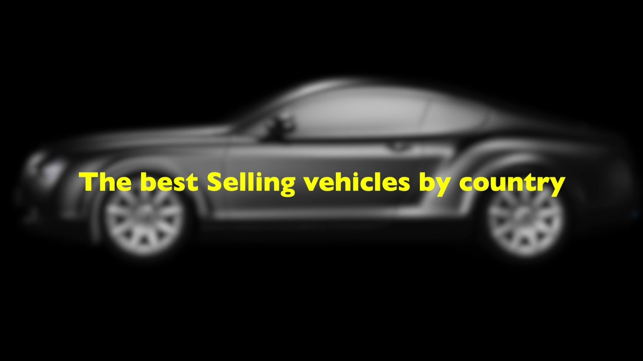 The best-selling vehicles in the world by country #cars #bestsellingcar