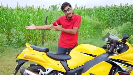Suzuki Hayabusa VS Car Power Test क्या गाडी, 20 लाख की बाइक को हरा पाएगी || crazy xyz ||__360P
