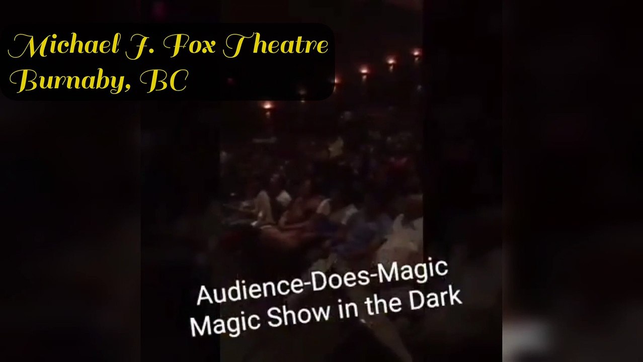 Organizer's Stage Magic Entertainment Resource for Michael J. Fox Theatre, Burnaby, Metro Vancouver