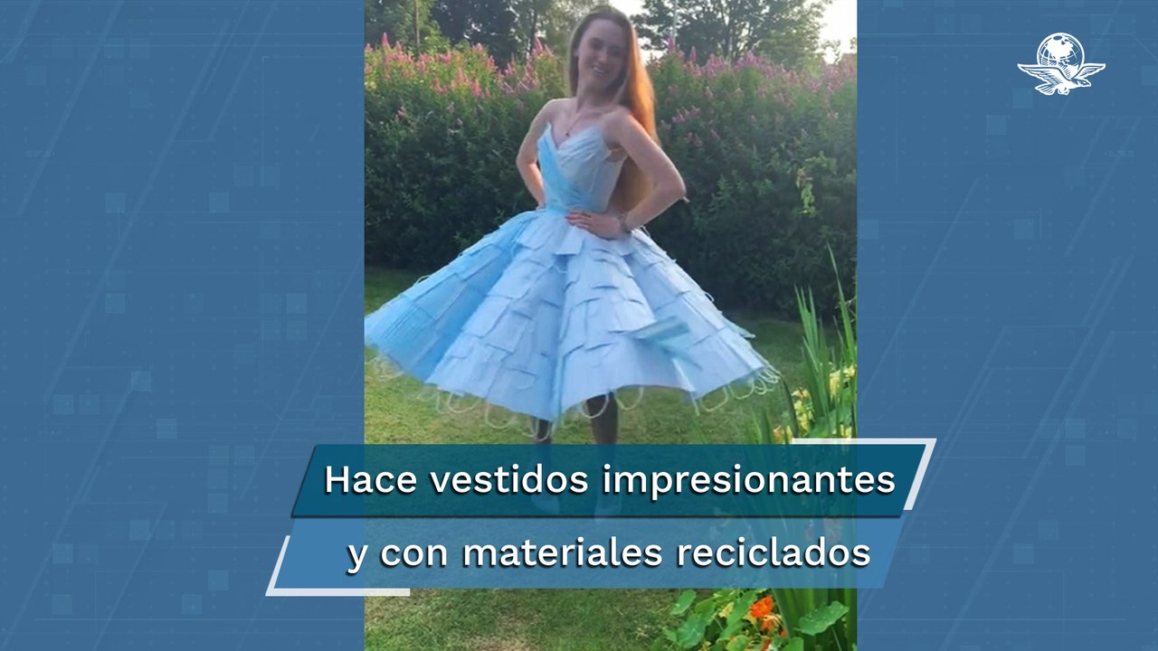Tiktoker recrear los vestidos de princesas de Disney y se hace viral