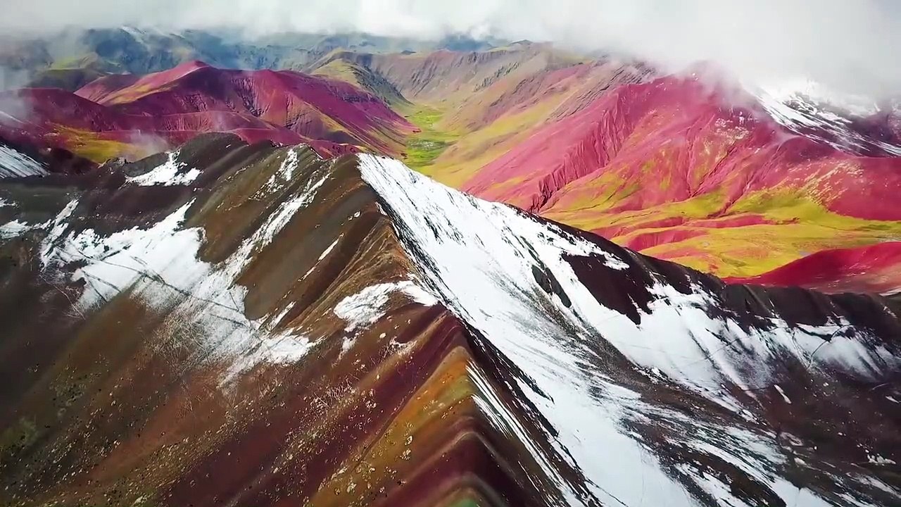 FLYING OVER PERU - Relaxing Music Along With Beautiful Nature Videos - 4K Video Ultra HD