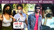 Rhea-Janhvi Ignores Media,Varun's Fun Banter With Media, Anil Kapoor, Ranbir  Stars Spotted