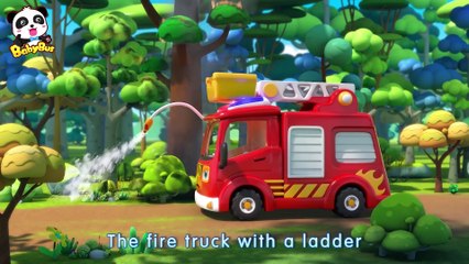 Baby Panda's BBQ Party, Breaking out of Fire | Fire Truck & Fireman | Kids Songs |  BabyBus