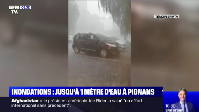 Les images du violent orage et des importantes chutes de grêle à Pignans dans le Var