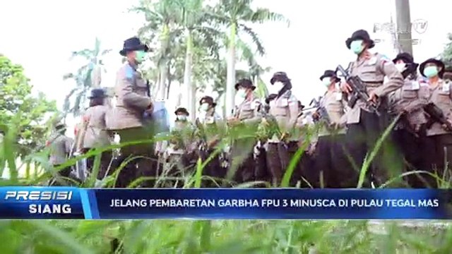 Jelang Pembaretan Garbha FPU 3 Minusca di Pulau Tegal Mas