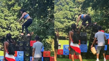 'Milk Crate Challenge GONE HORRIBLY WRONG | Do Not Try This at Home'