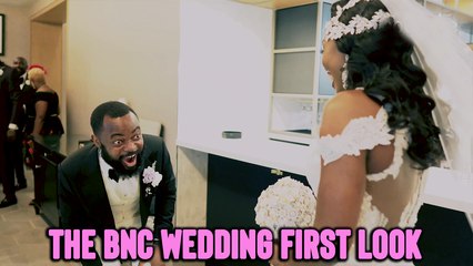 'Groom AWE-STRUCK Watching Bride in Wedding Dress | The Best First Look'