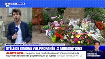 Stèle de Simone Veil profanée à Perros-Guirec: deux hommes placés en garde à vue
