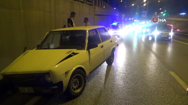 Pompalı tüfekle saldırıya uğrayan otomobil kaza yaptı; 1 yaralı