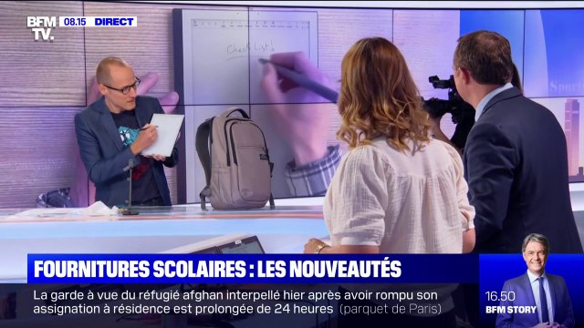 Cartable anti-mal de dos, bloc-notes numérique, matériel de géométrie recyclé... Ces nouveautés françaises pour la rentrée
