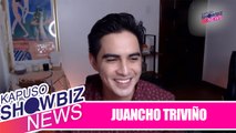 Kapuso Showbiz News: Juancho Trivino, bakit ayaw pang ipakita ang mukha ng anak?