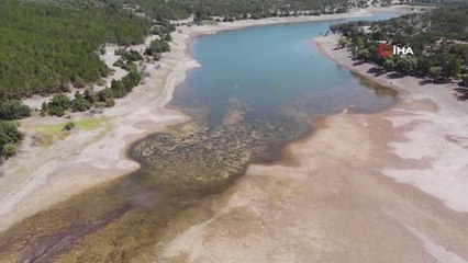 Musaözü Göleti kuraklığın pençesinde