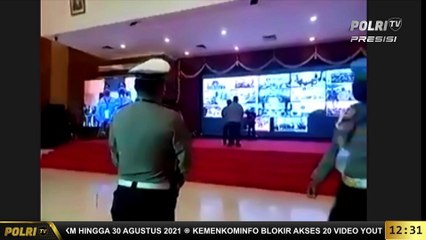 Live Report Kapori Tinjau Vaksinasi yang digelar oleh Alumni Akpol 1994