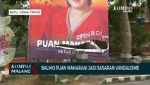 Baliho Puan Maharani di Kota Batu Jadi Sasaran Vandalisme