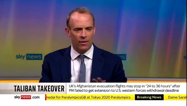 Foreign Secretary, Dominic Raab - The sea was actually closed