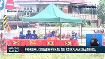 Presiden Joko Widodo Resmikan Jalan Tol Pertama di Kalimantan